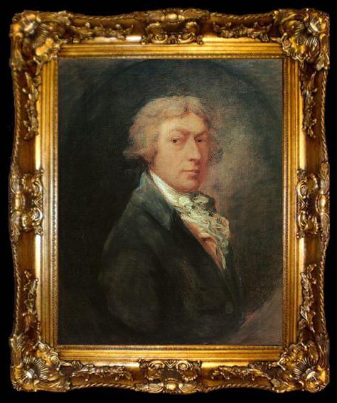 framed  Thomas Gainsborough Self-Portrait, ta009-2